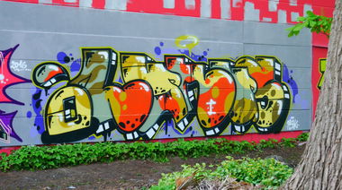 Graffiti Wall - Photo by oldenburgcity - lynus, leenoe (2016)