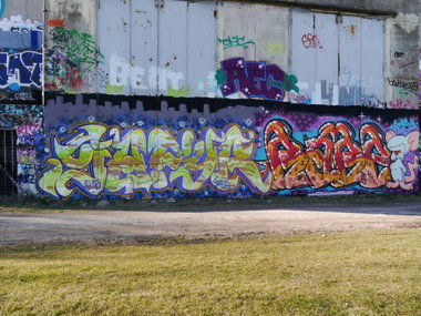 Graffiti Wall - Photo by oldenburgcity - safyr, safir, rabe