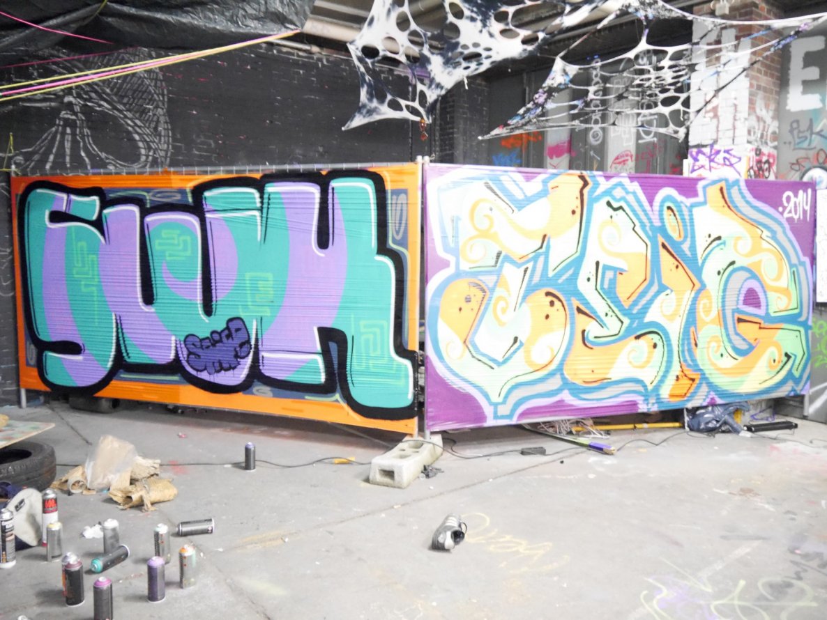 Graffiti Wall - Photo by oldenburgcity - swk, teig (2014)