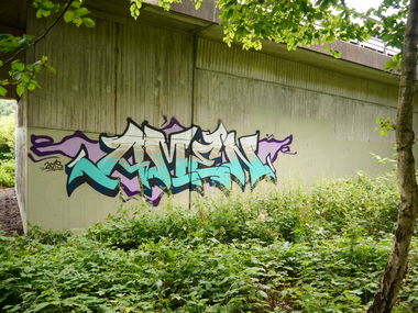 Graffiti Bombing - Photo by oldenburgcity - amen (2015)