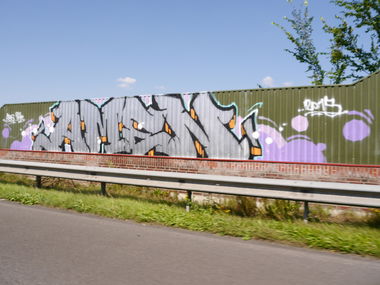 Graffiti Bombing - Photo by oldenburgcity - amen (2015)