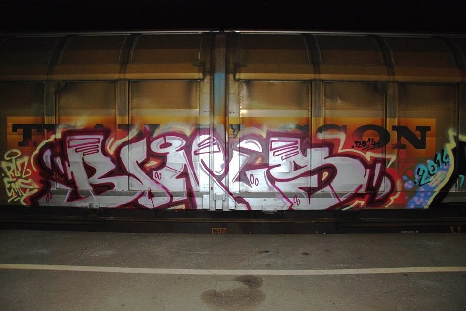 Graffiti Train - Photo by oldenburgcity - bonus (2014)