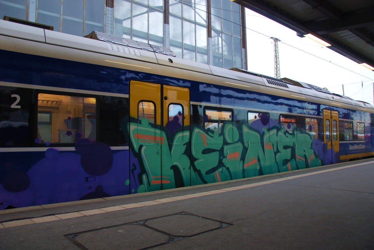 Graffiti Train - Photo by oldenburgcity - keiner (2014)