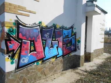 Graffiti Bombing in Donetsk - Photo by oliser (2013)