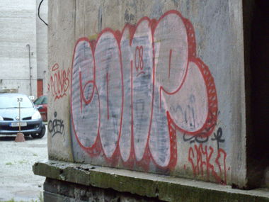 Graffiti Wall in Tallinn - Photo by onecone420 - ONECONE, CPFK, Tallinn (2008)
