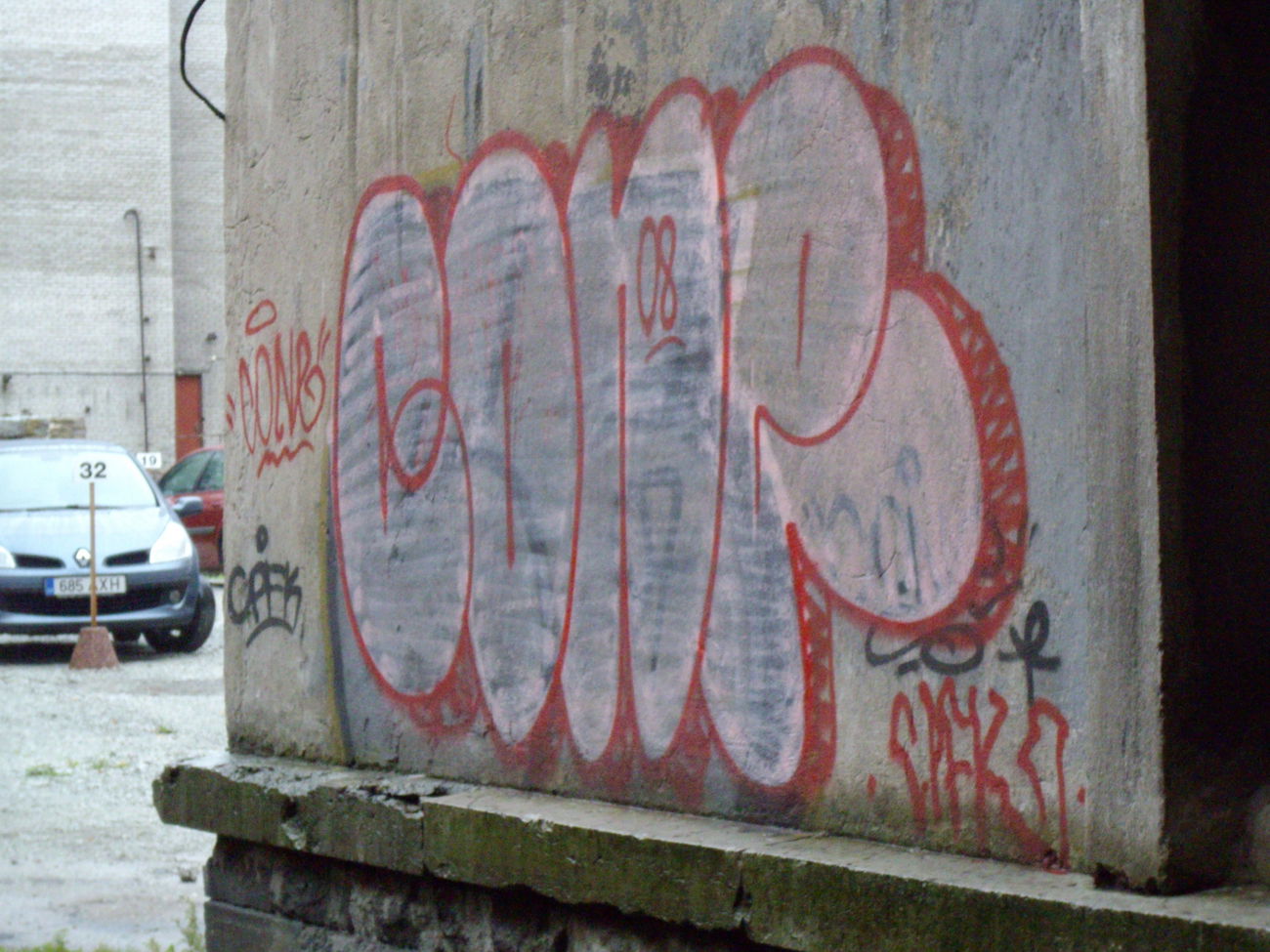 Graffiti Wall in Tallinn - Photo by onecone420 - ONECONE, CPFK, Tallinn (2008)