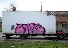 Graffiti Bombing in Tallinn - Photo by onecone420 - ONECONE, TALLINN, ESTONIA (2009)