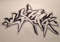 Graffiti Sketch - Photo by onefabs - Skare, Battle, black (2014)