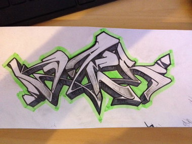 Graffiti Sketch - Photo by onefabs