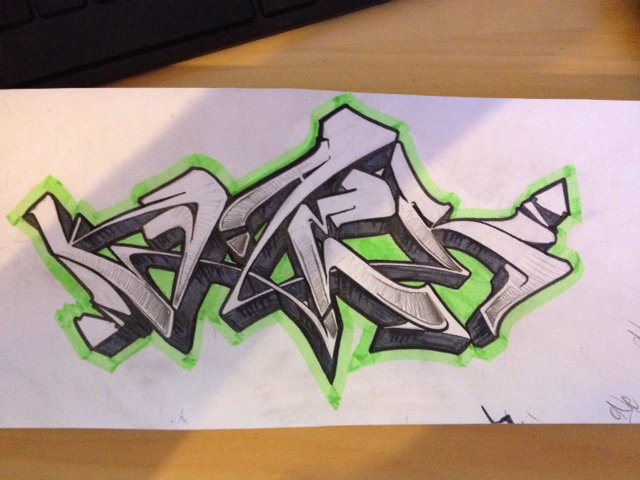Graffiti Sketch - Photo by onefabs