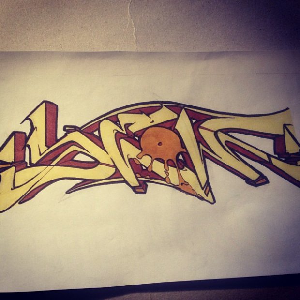 Graffiti Sketch - Photo by onefabs