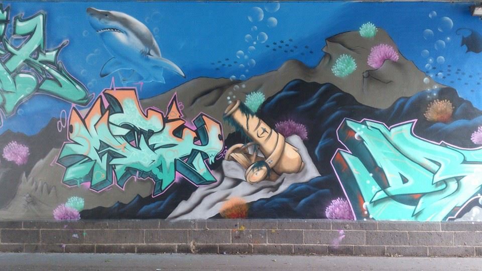 Graffiti Wall - Photo by onemeta