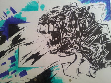 Graffiti Photo by onemeta - ros, meta