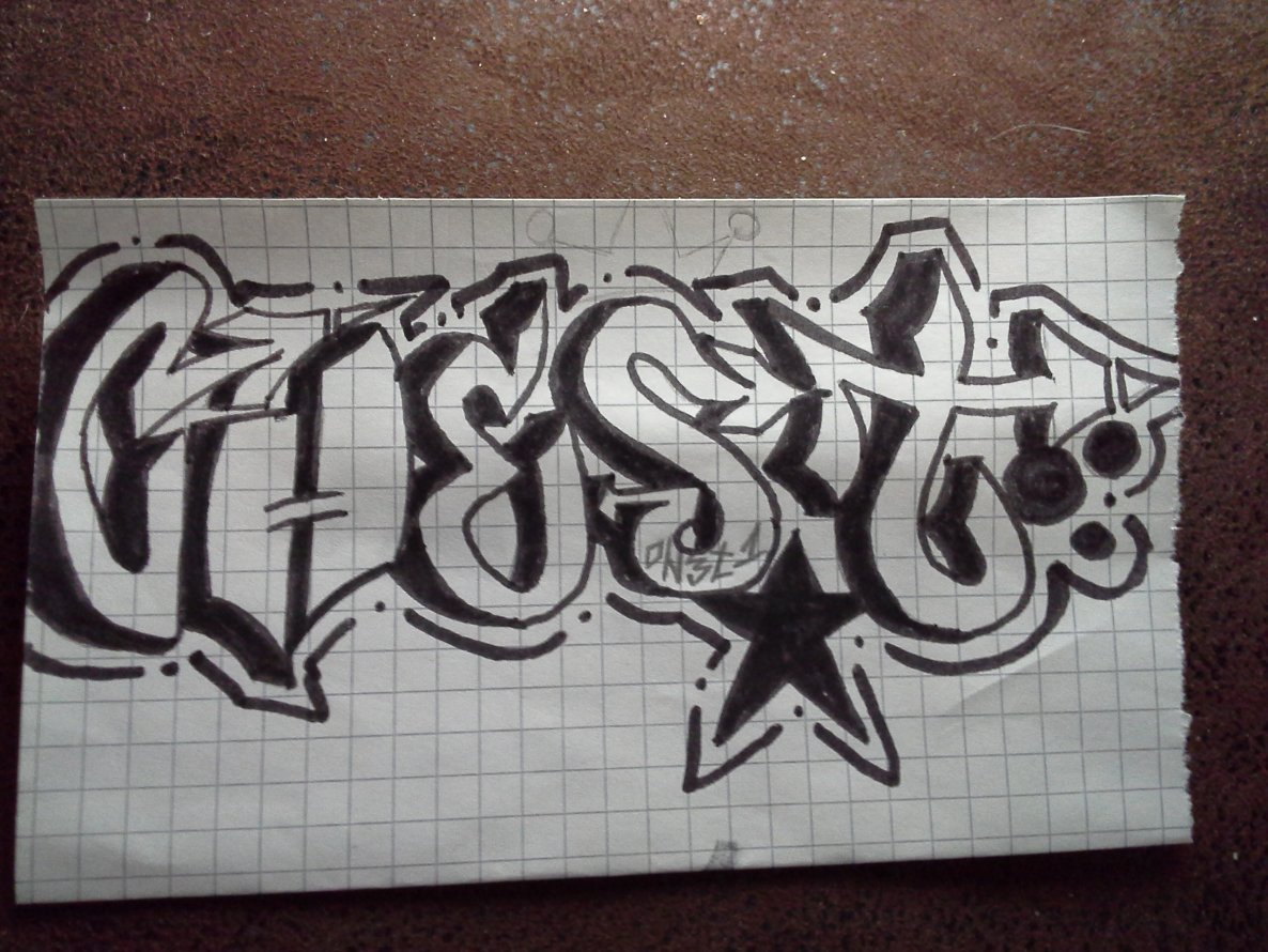Graffiti Sketch - Photo by onet1vec