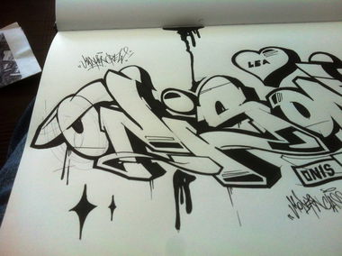Graffiti Sketch - Photo by onis