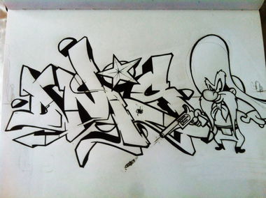 Graffiti Sketch - Photo by onis - Onis (2013)