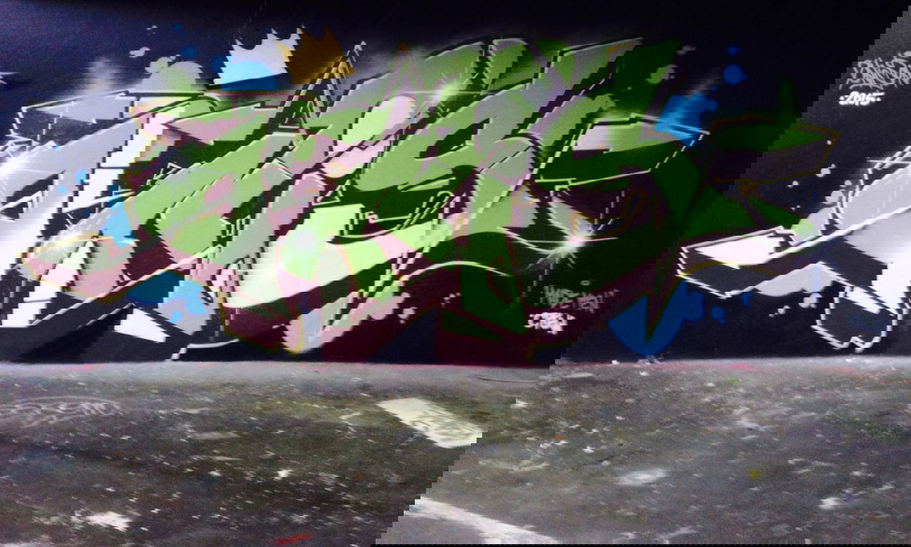 Graffiti Wall in Frankfurt - Photo by onis