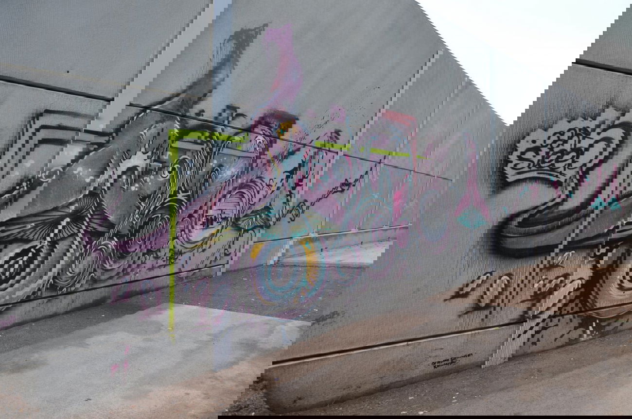 Graffiti Bombing in Karlsruhe - Photo by only135 - Siak