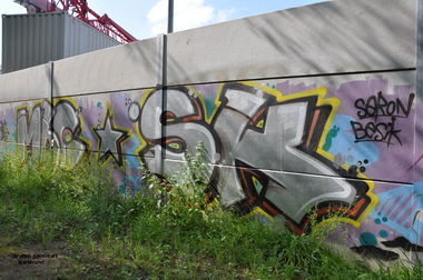 Graffiti Bombing in Karlsruhe - Photo by only135 - Mbc, SK