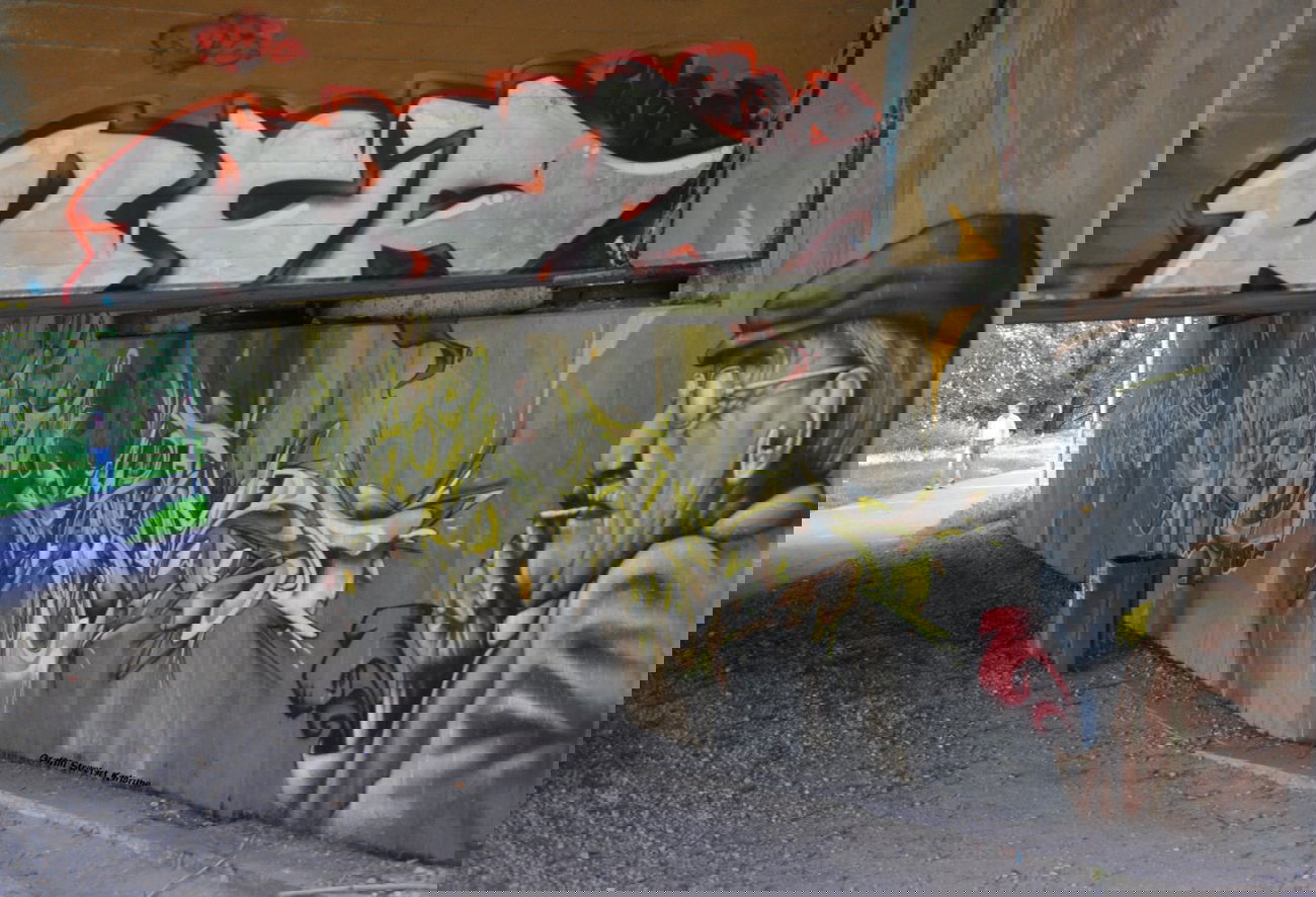 Graffiti Wall in Karlsruhe - Photo by only135 - Core, Dizoe, Wuam