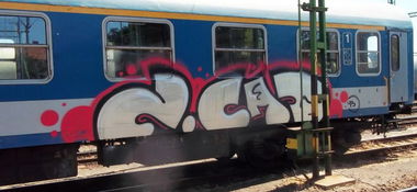 Graffiti Train - Photo by onlyoneZ - Mr.Z
