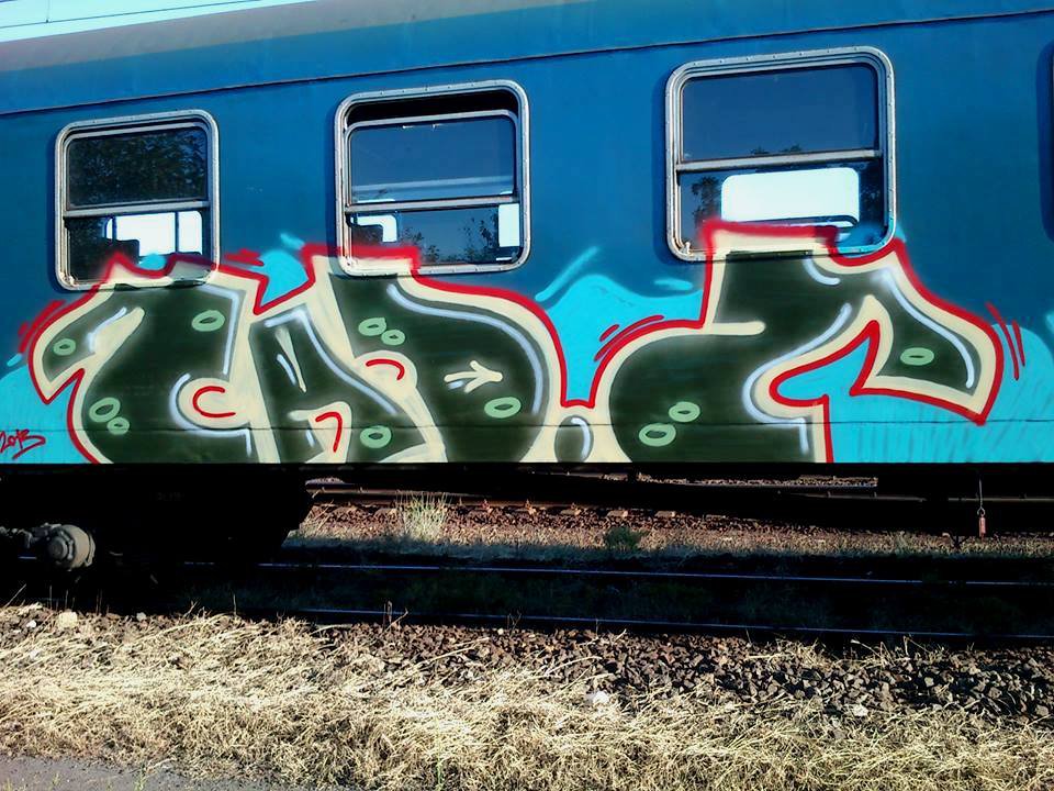 Graffiti Train - Photo by onlyoneZ - Summertime (2013)