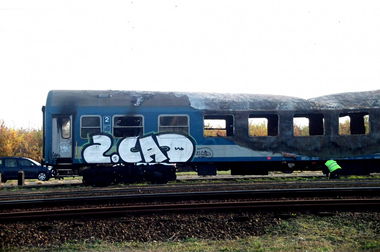 Graffiti Train - Photo by onlyoneZ - burner, cad (2012)