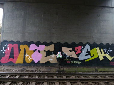Graffiti Bombing - Photo by onte