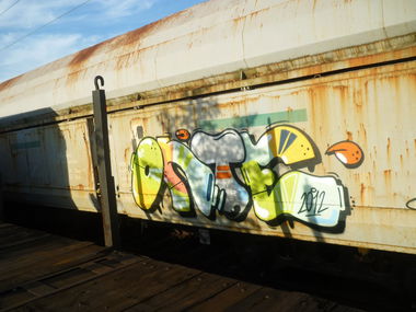 Graffiti Train - Photo by onte - onte (2012)