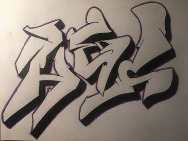 Graffiti Sketch - Photo by oparty - hec (2018)