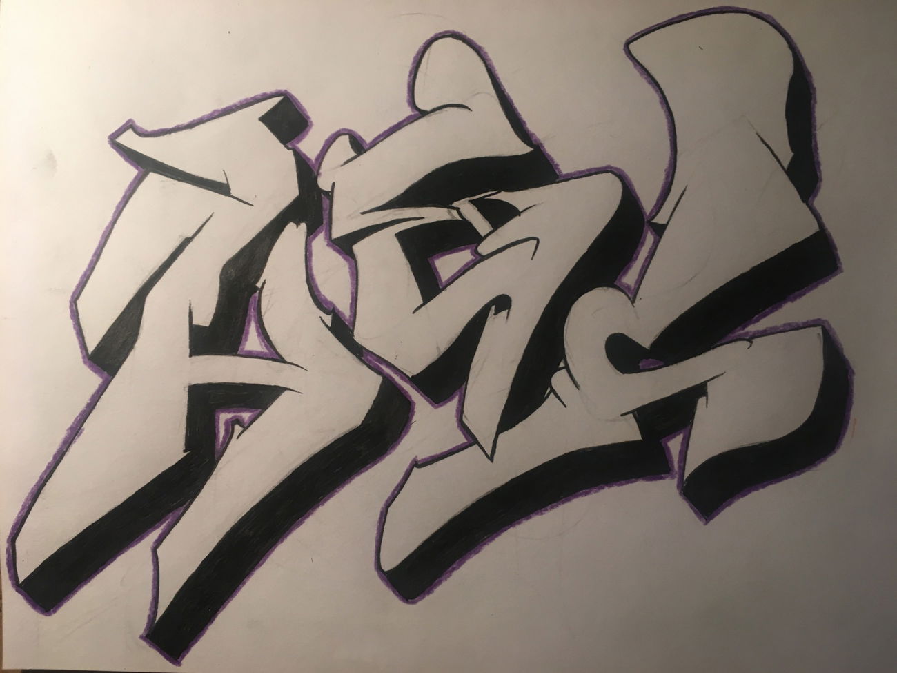 Graffiti Sketch - Photo by oparty - hec (2018)