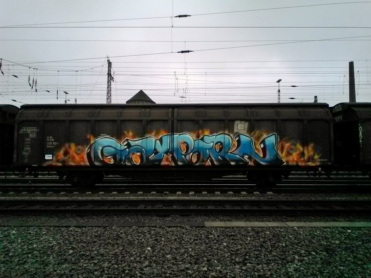 Graffiti Train - Photo by orbit