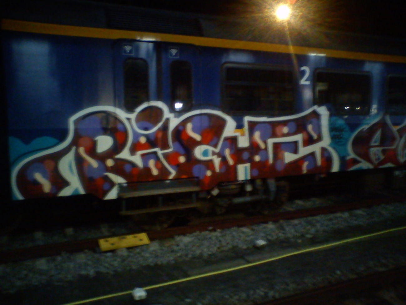 Graffiti Train - Photo by orbit