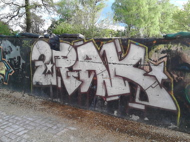 Graffiti Wall - Photo by orbit