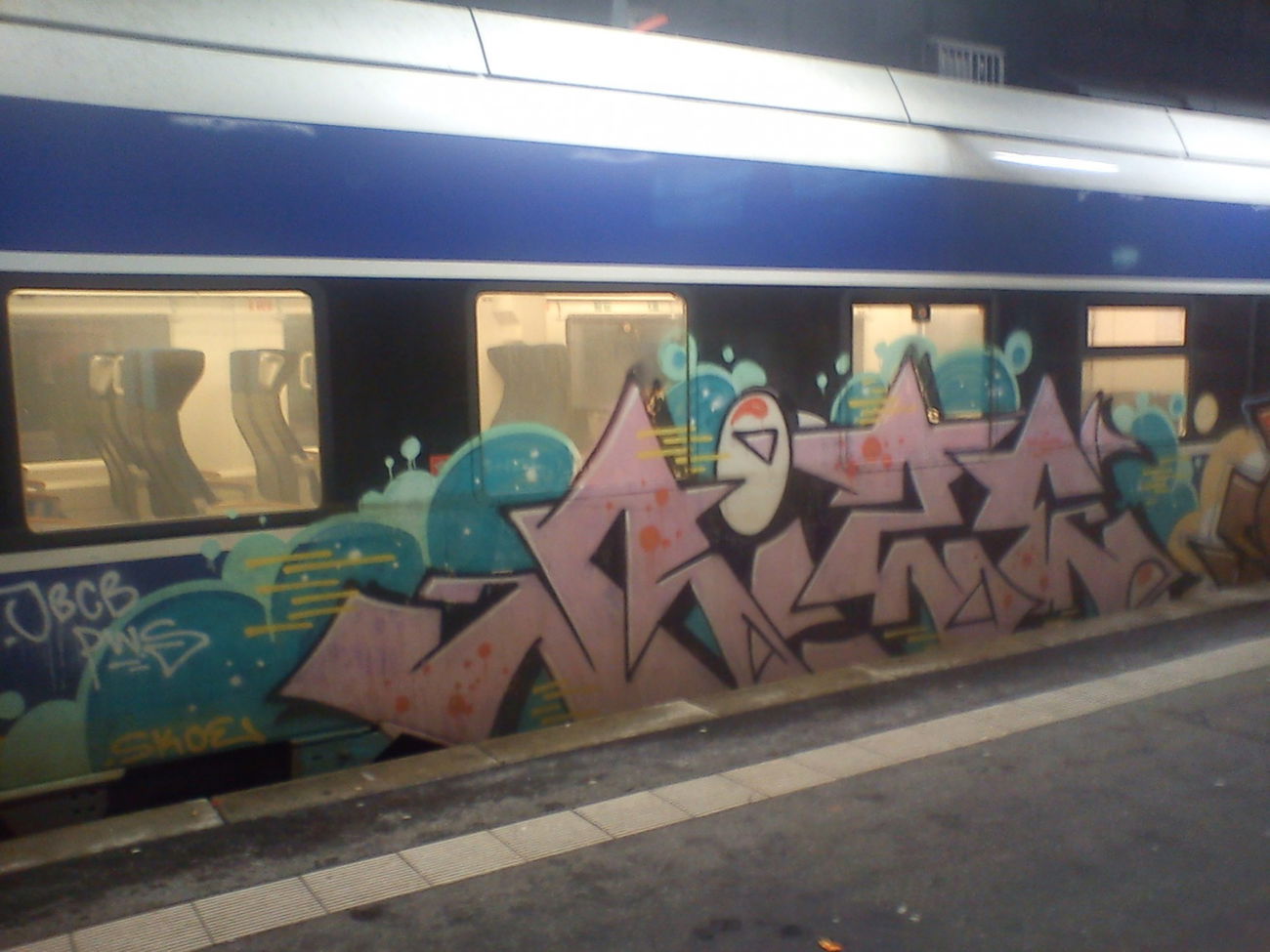 Graffiti Train - Photo by orbit