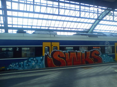 Graffiti Train - Photo by orbit