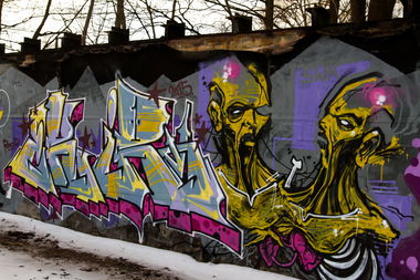 Graffiti Wall - Photo by orbit - rgw, swk
