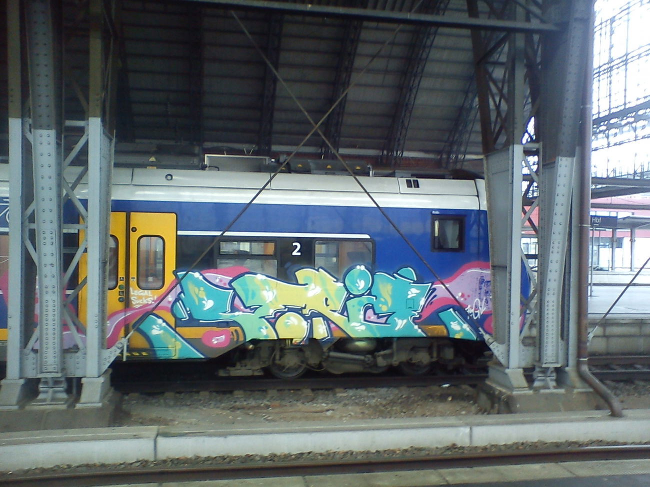 Graffiti Train - Photo by orbit