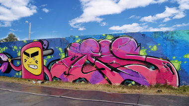 Graffiti Wall in Baranovichi - Photo by ores - ic, ores, ironcrew