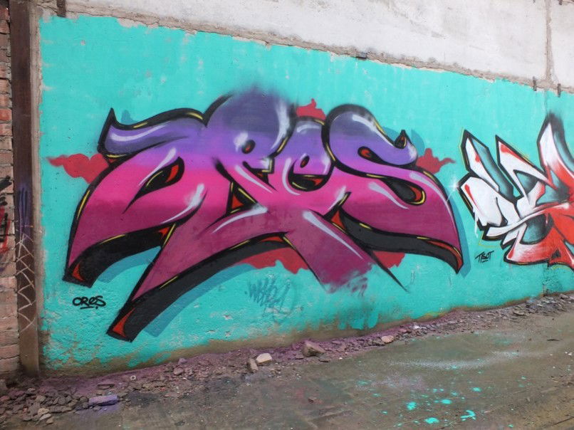 Graffiti Wall in Baranovichi - Photo by ores - ic, ores, iron