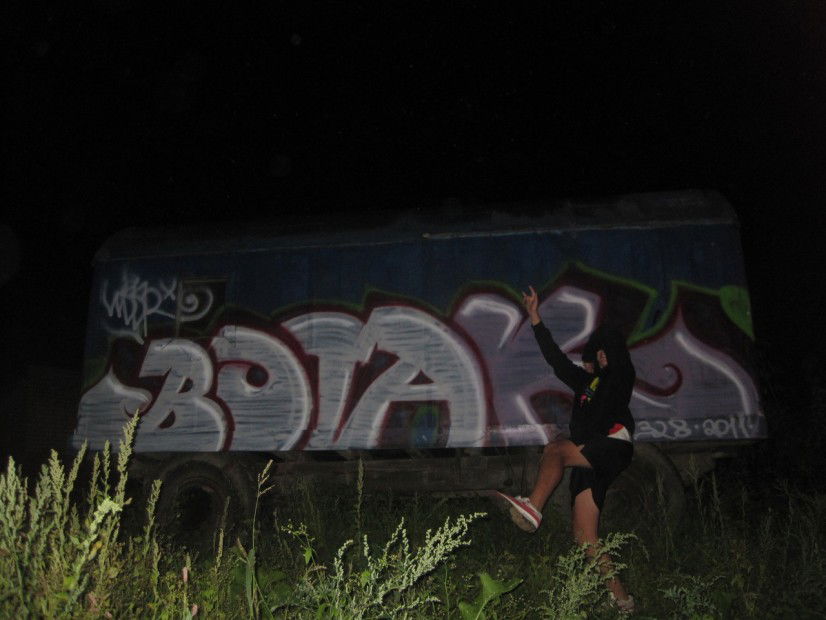 Graffiti Bombing in Baranovichi - Photo by ores - wo, ores (2011)