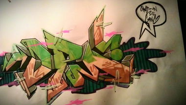 Graffiti Sketch - Photo by organix341 - opm, crew, leipzig (2013)
