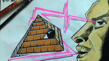 Graffiti Sketch - Photo by organix341 - asb, opm, leipzig (2013)