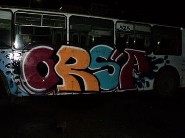 Graffiti Train - Photo by orsa