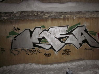 Graffiti Bombing - Photo by orsa