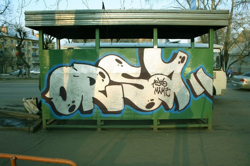 Graffiti Bombing - Photo by orsa