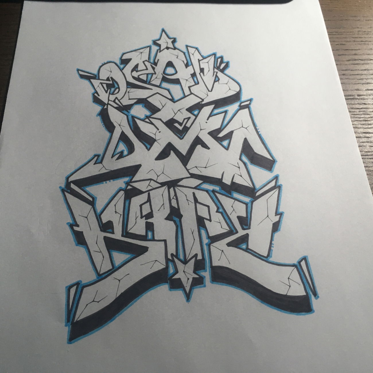 Graffiti Sketch in Polska - Photo by osad