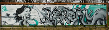 Graffiti Wall - Photo by oscar1 - oscar1, dilom, raveo (2013)