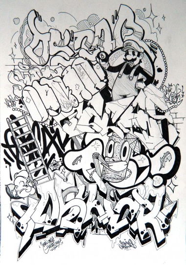 Graffiti Sketch - Photo by oscar1 - oscar, keep, it (2013)