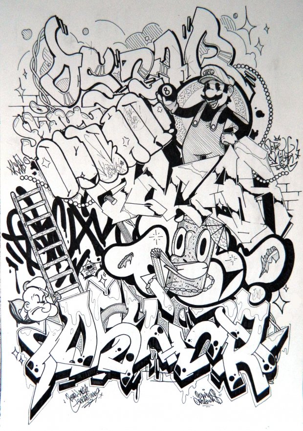 Graffiti Sketch - Photo by oscar1 - oscar, keep, it (2013)